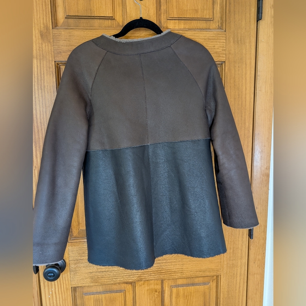 Italian Wool Shearling Reversible Jacket - Picture 2 of 7